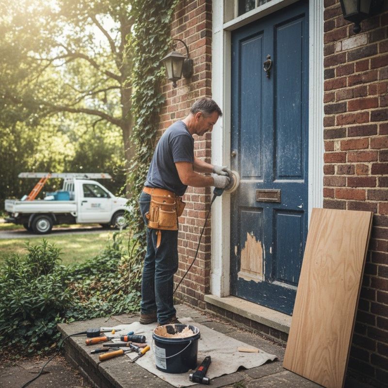 Porch Door Repair in Conroe, TX